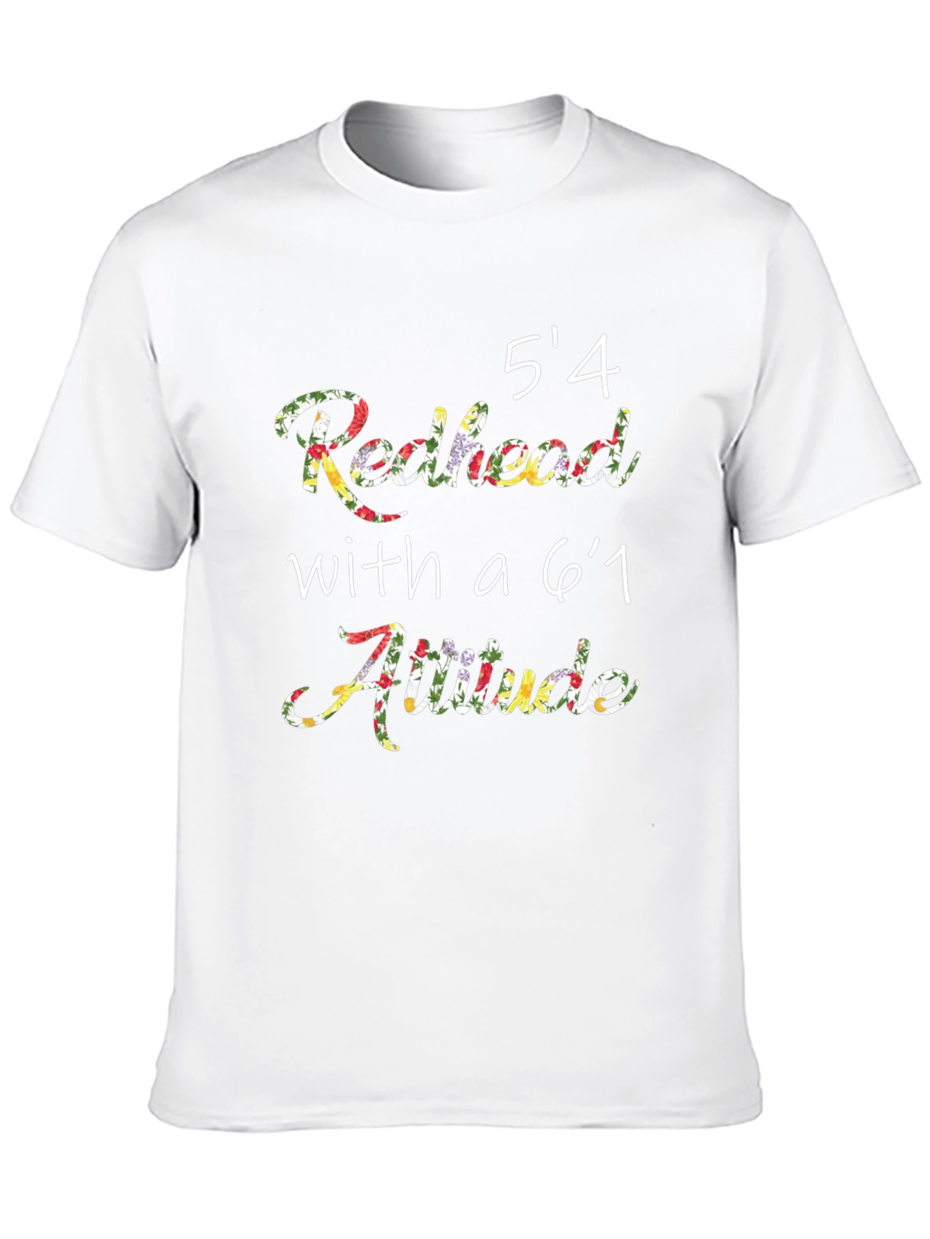 Redhead Attitude Graphic T-Shirt