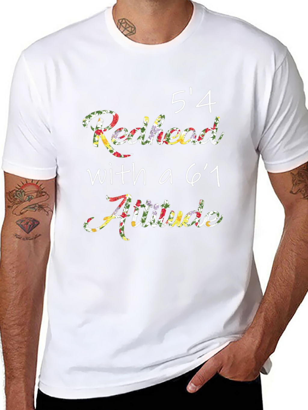 Redhead Attitude Graphic T-Shirt