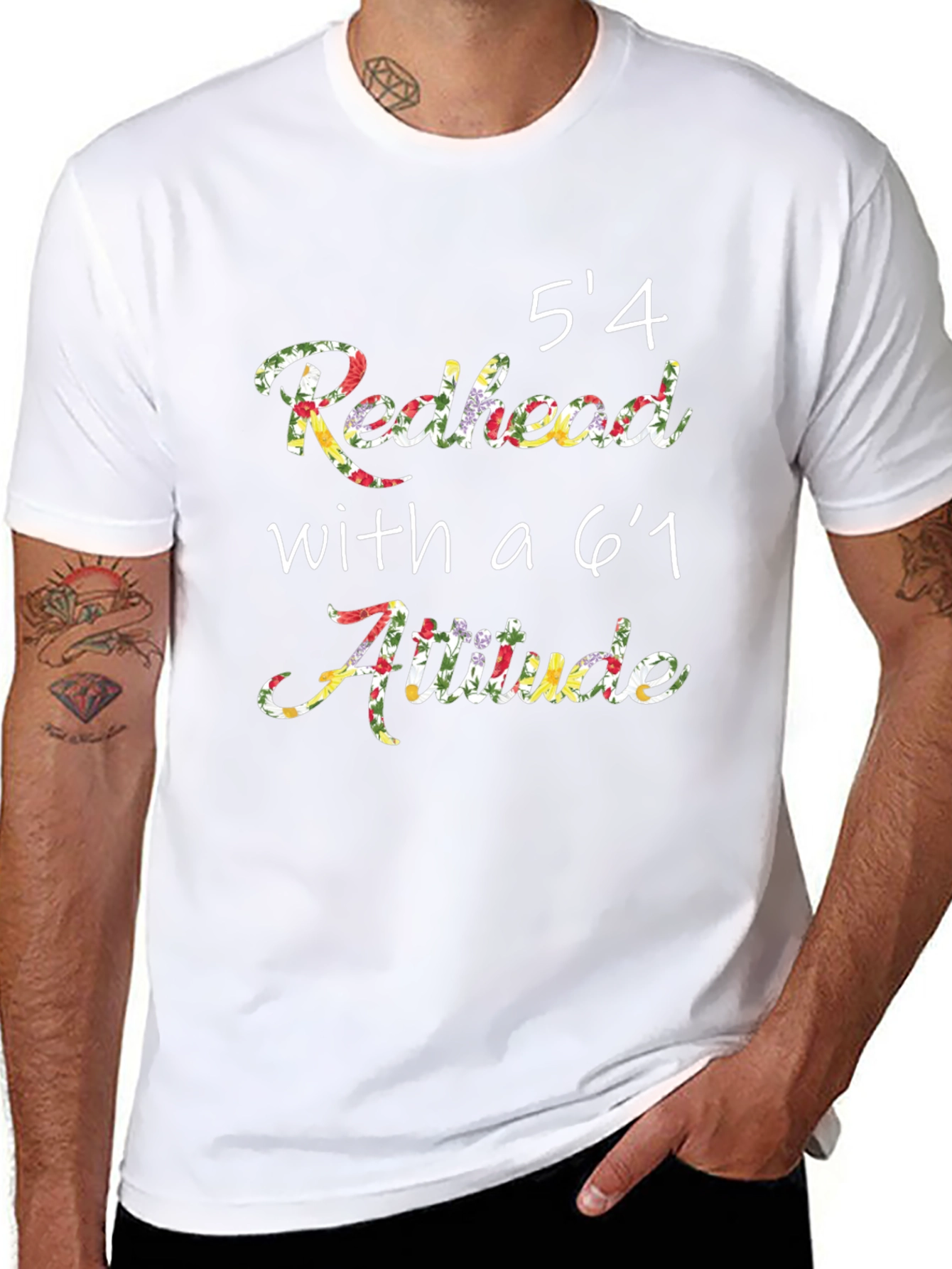 Redhead Attitude Graphic T-Shirt