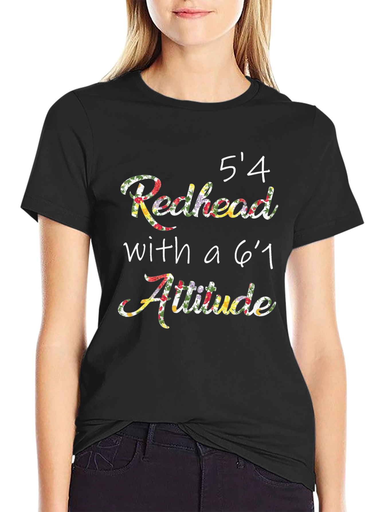 Redhead Attitude Graphic T-Shirt