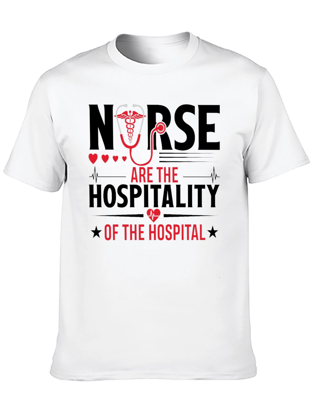 Nurse Hospitality T-Shirt - Black