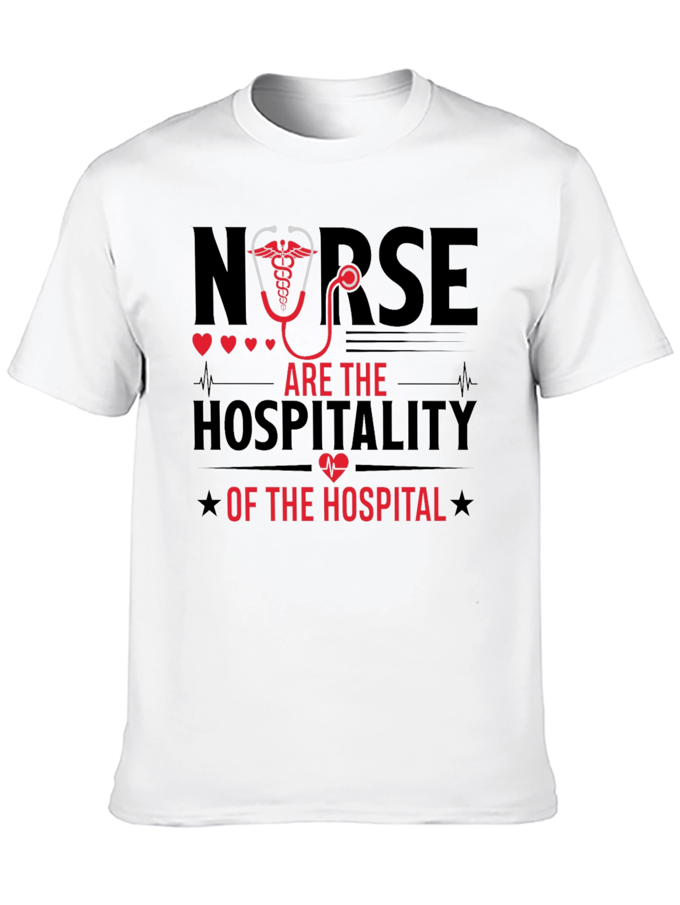 Nurse Hospitality T-Shirt - Black