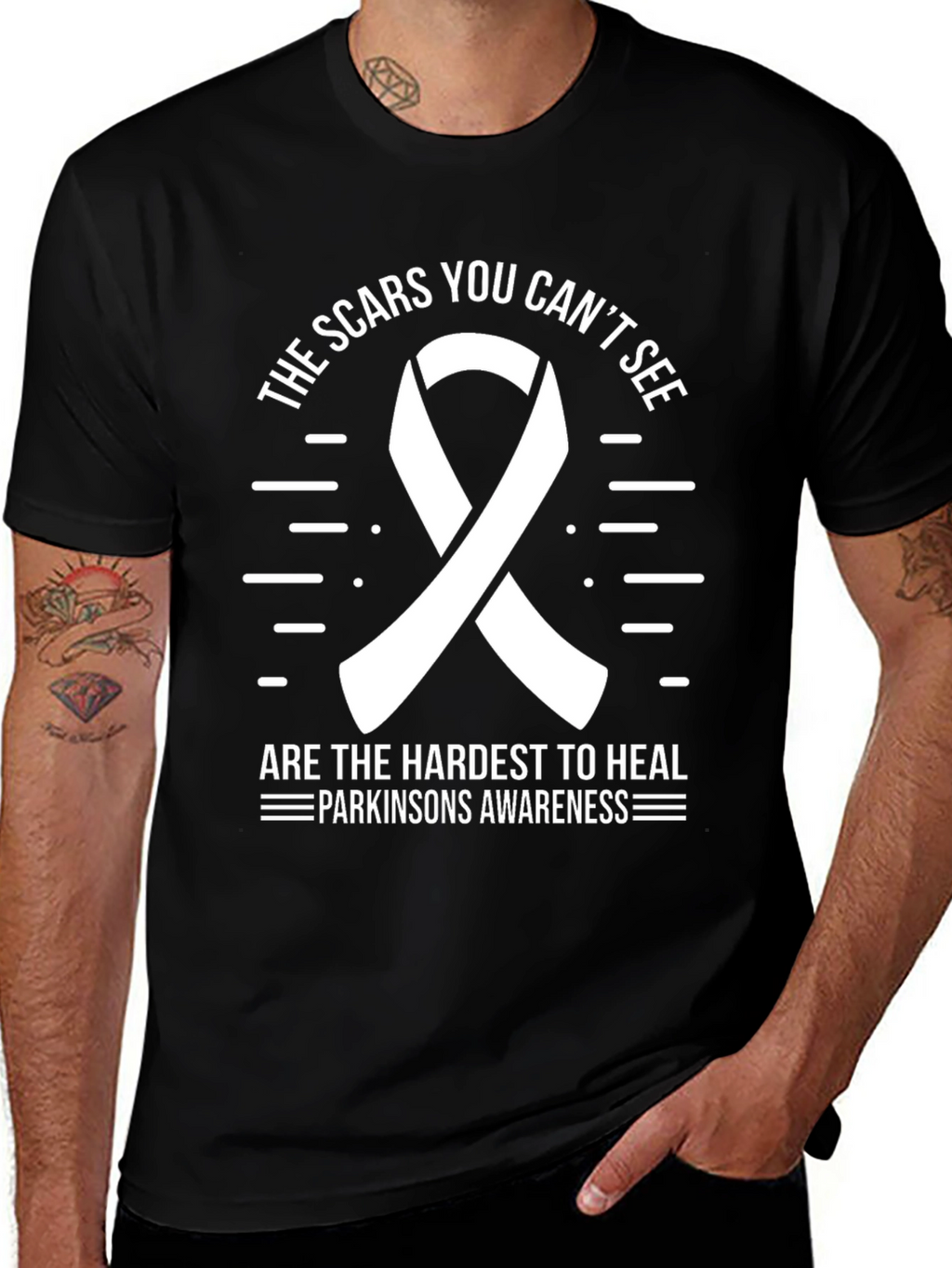Parkinsons Awareness T-Shirt: Scars You Cant See