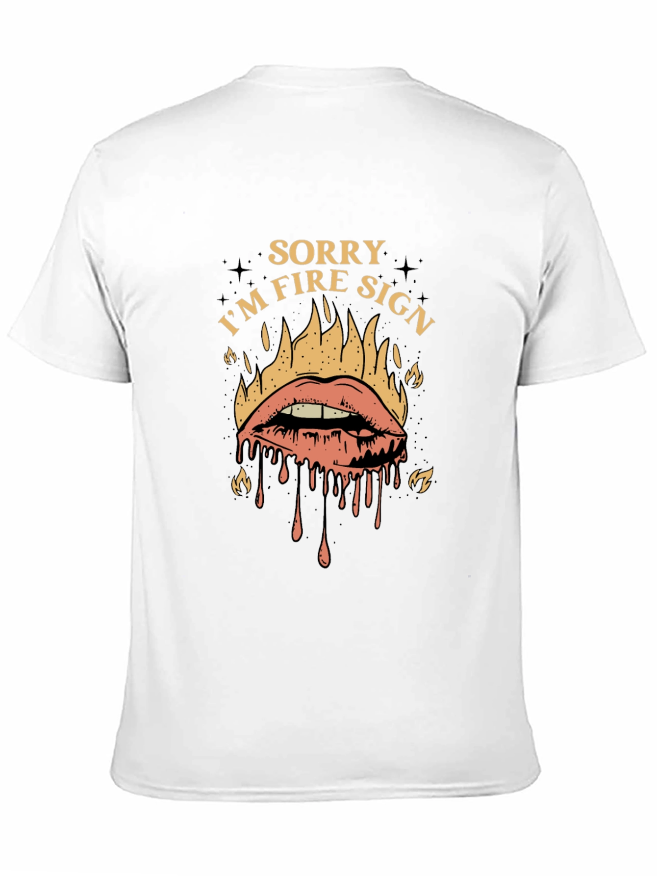 Sorry Im Fire Sign Graphic T-Shirt