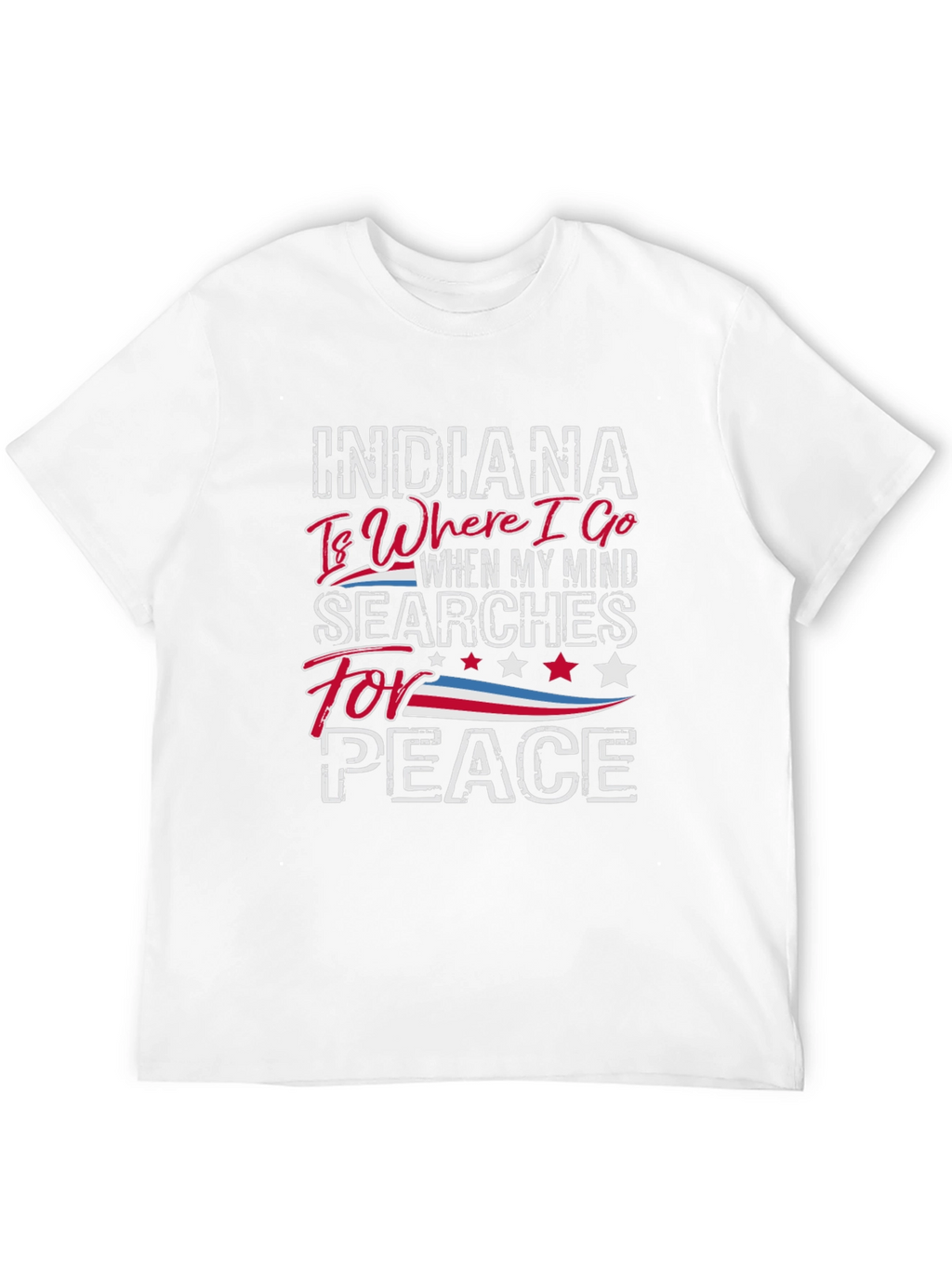 Indiana Peace Graphic T-Shirt