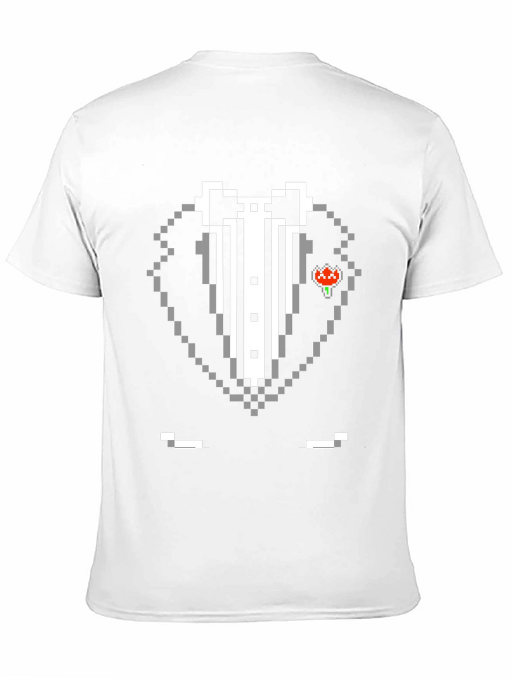 Pixel Tuxedo T-Shirt - Retro Gaming Style