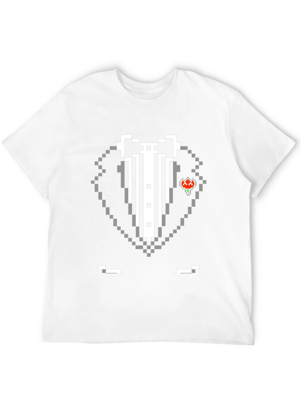 Pixel Tuxedo T-Shirt - Retro Gaming Style