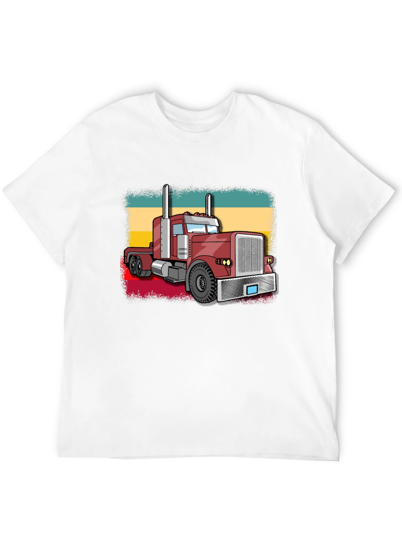 Retro Trucker T-Shirt - Cool Graphic Tee