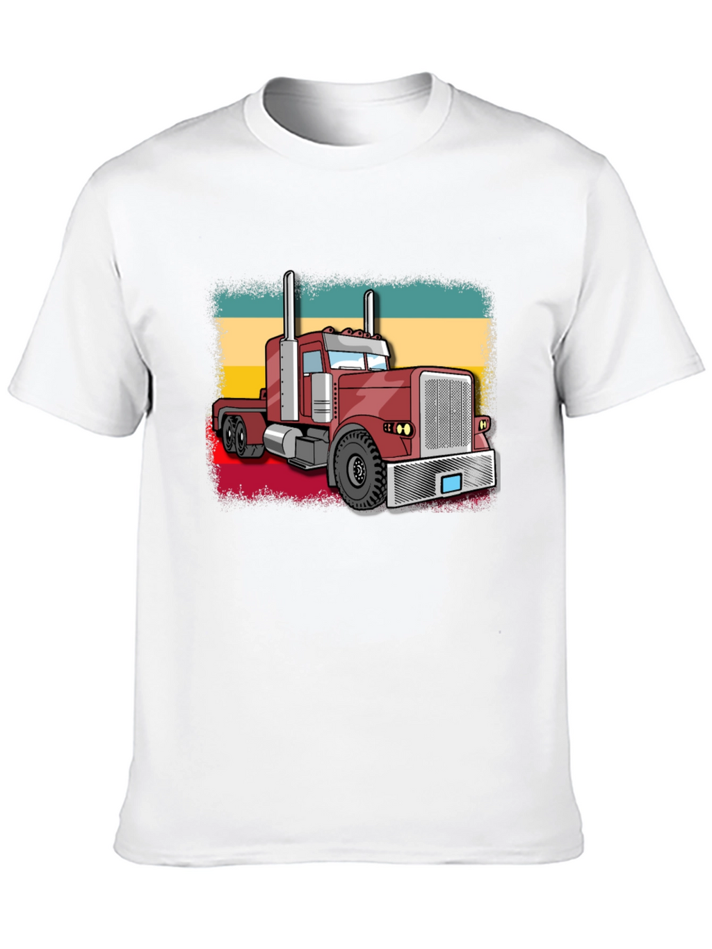 Retro Trucker T-Shirt - Cool Graphic Tee