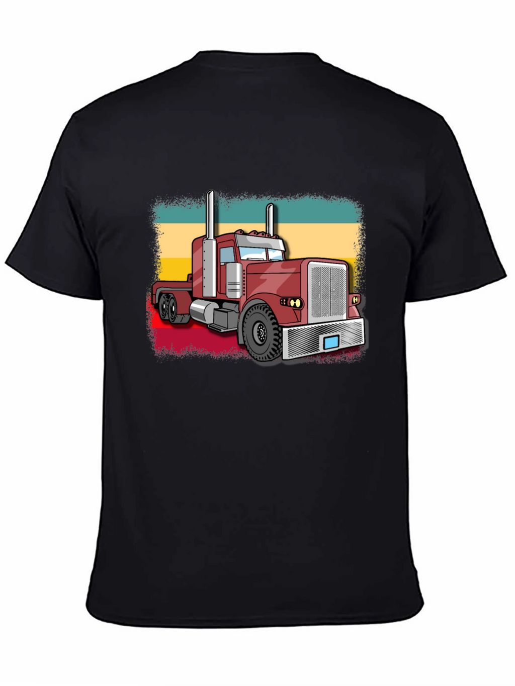 Retro Trucker T-Shirt - Cool Graphic Tee