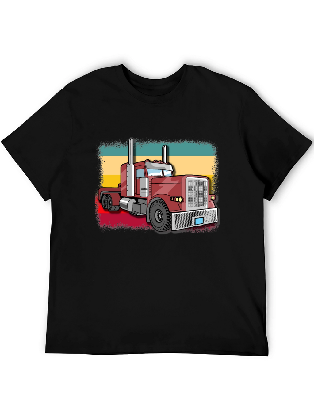 Retro Trucker T-Shirt - Cool Graphic Tee