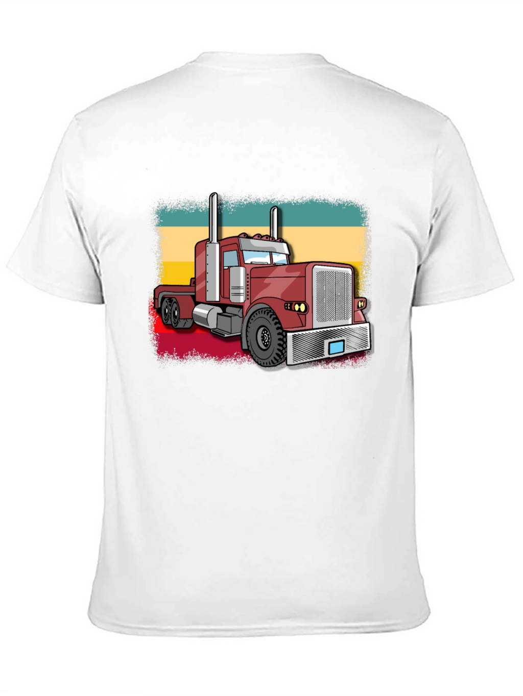 Retro Trucker T-Shirt - Cool Graphic Tee