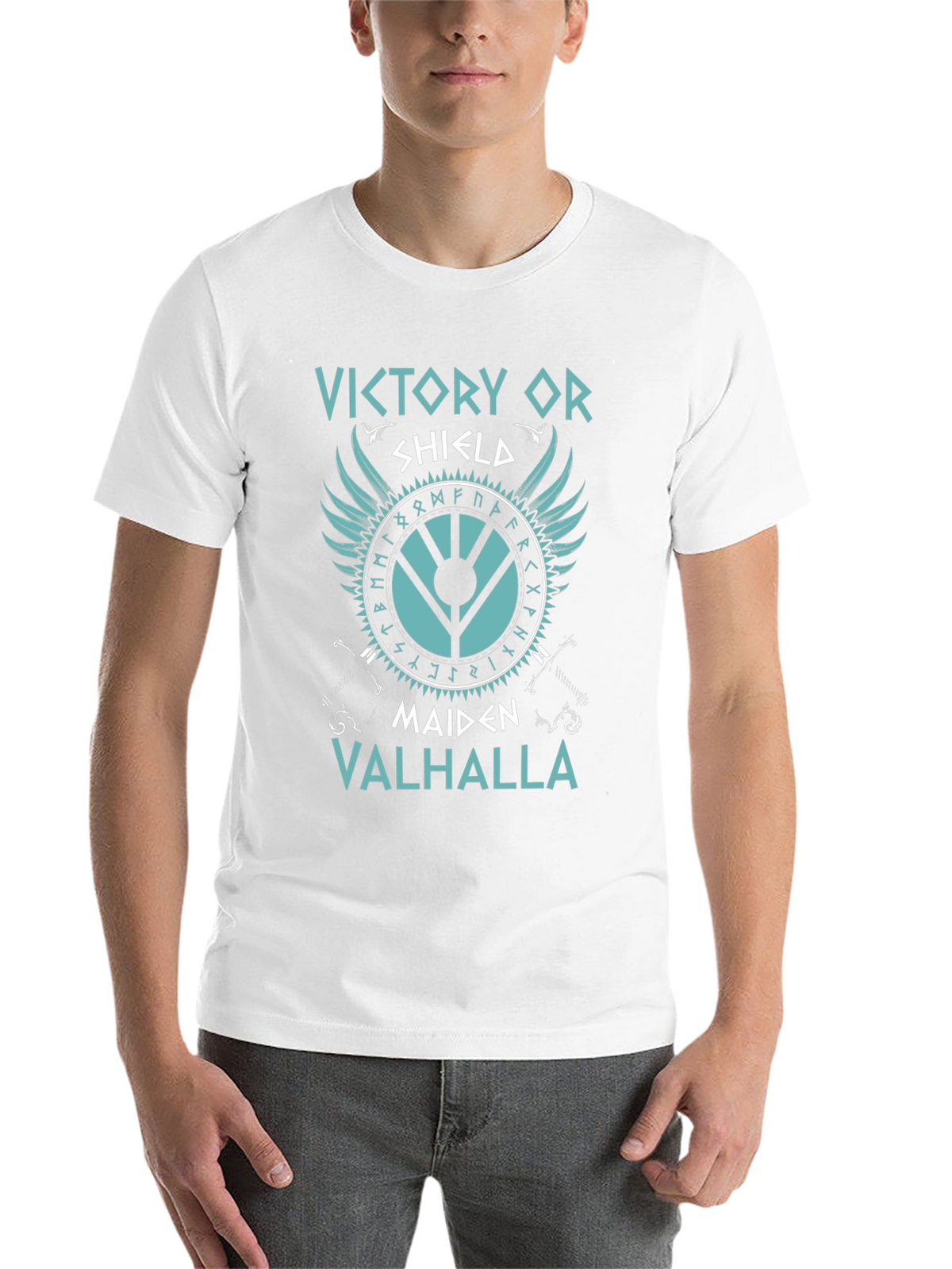 Viking Shield Maiden Valhalla Graphic Tee