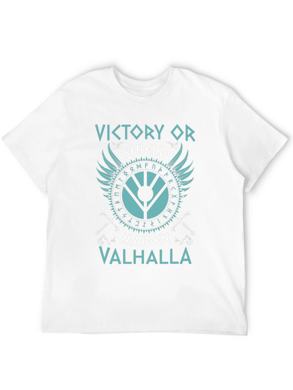 Viking Shield Maiden Valhalla Graphic Tee