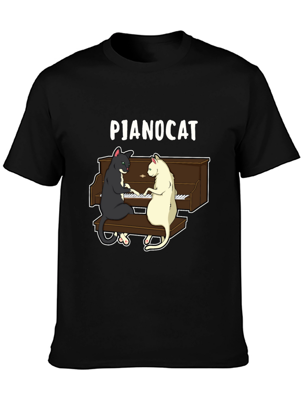 Pianocat Graphic T-Shirt