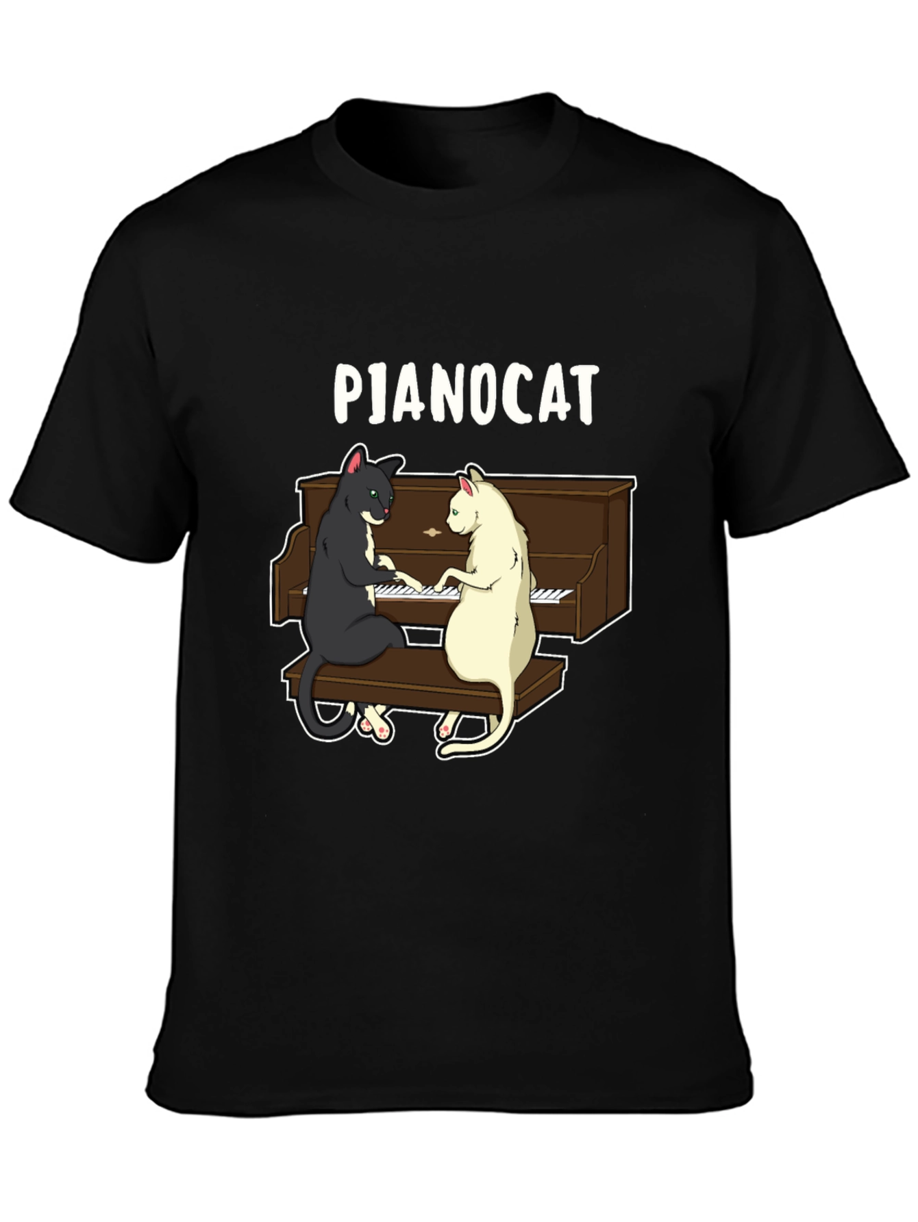 Pianocat Graphic T-Shirt