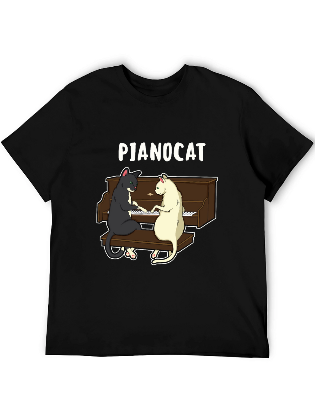 Pianocat Graphic T-Shirt