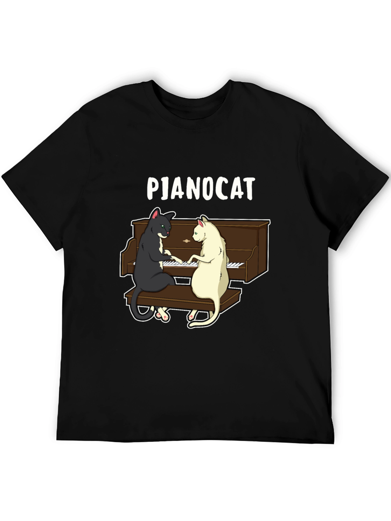 Pianocat Graphic T-Shirt