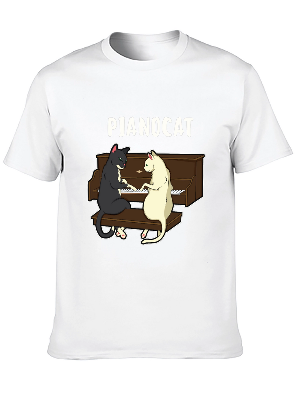 Pianocat Graphic T-Shirt