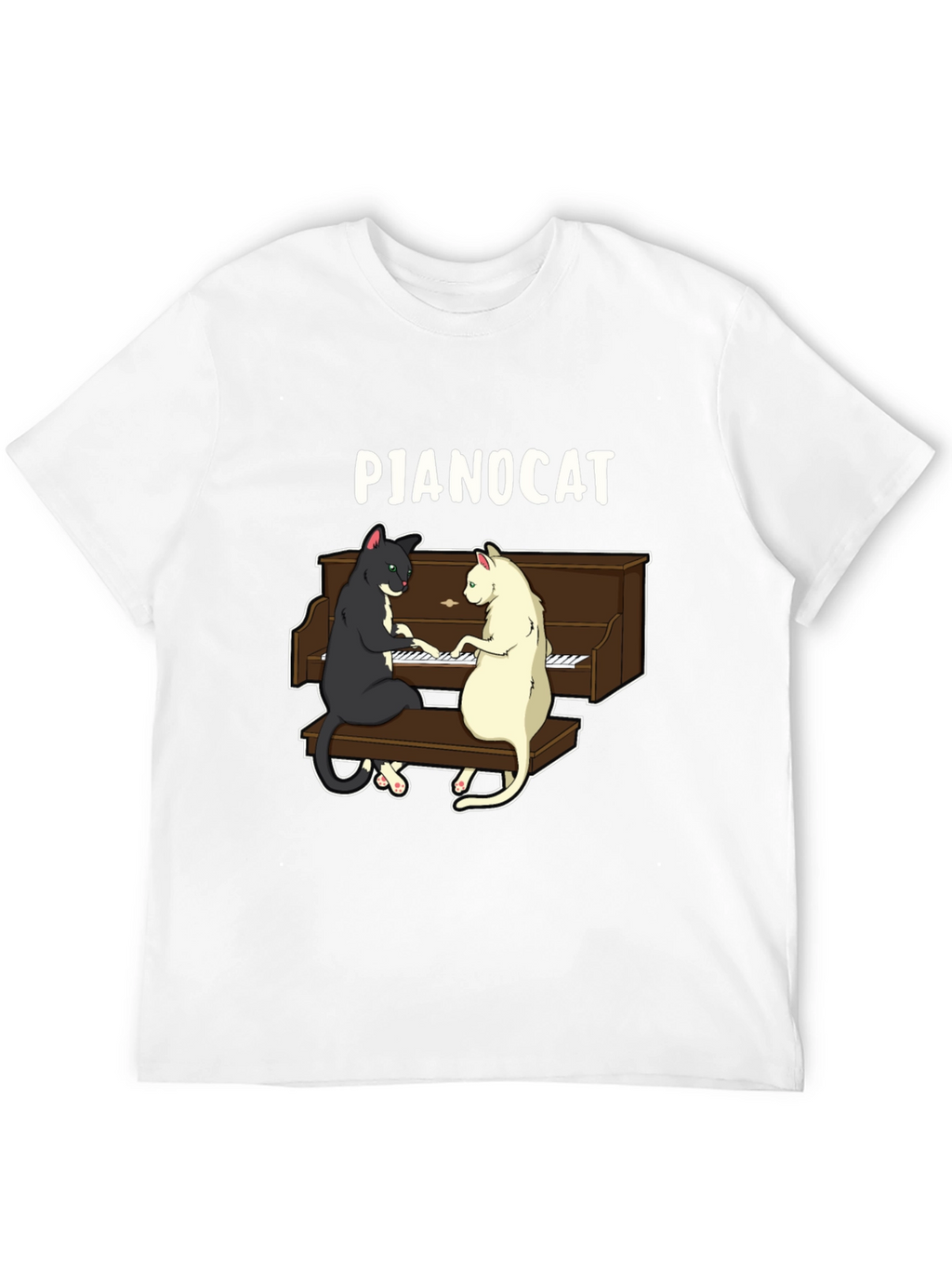 Pianocat Graphic T-Shirt