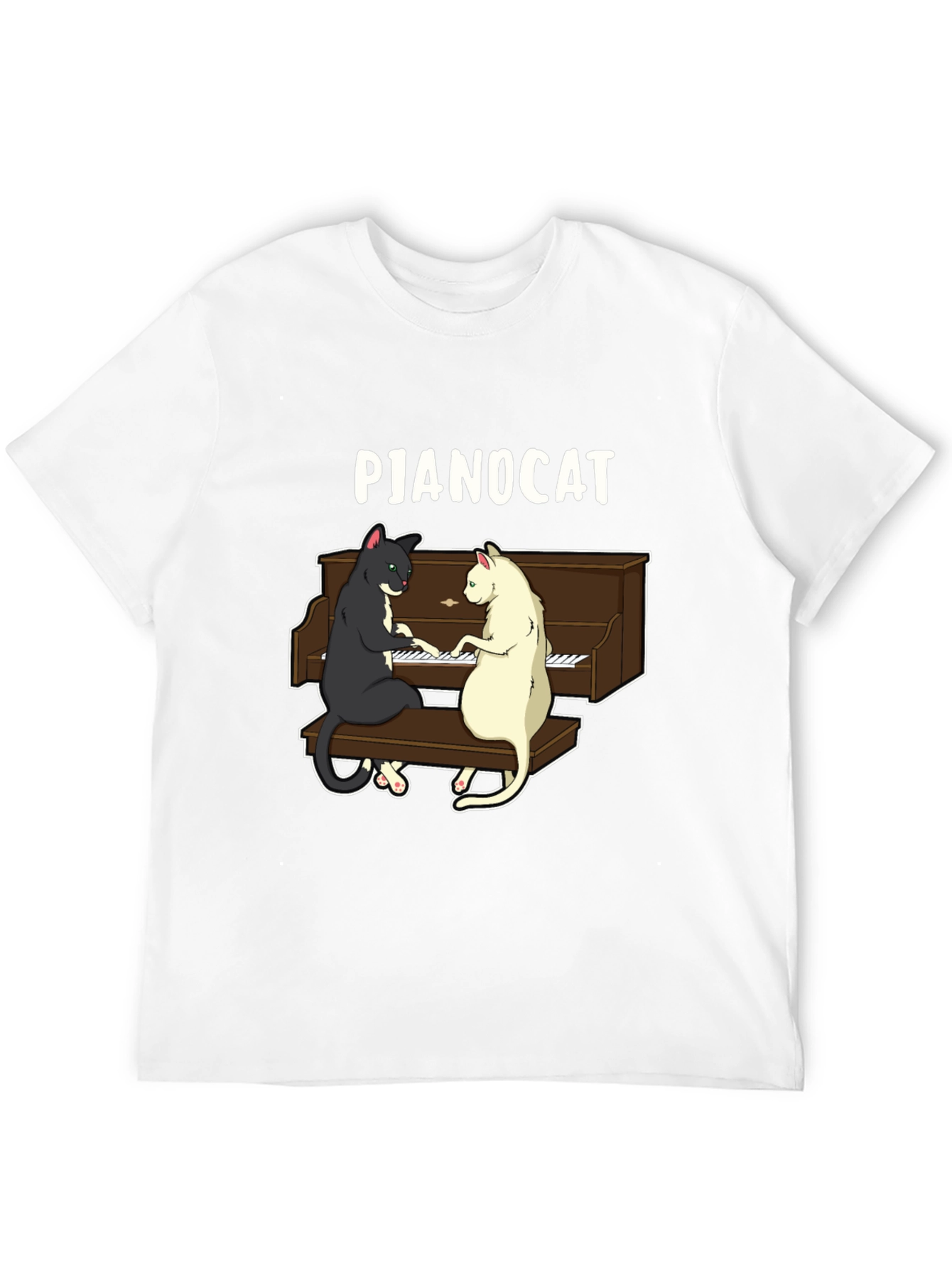 Pianocat Graphic T-Shirt