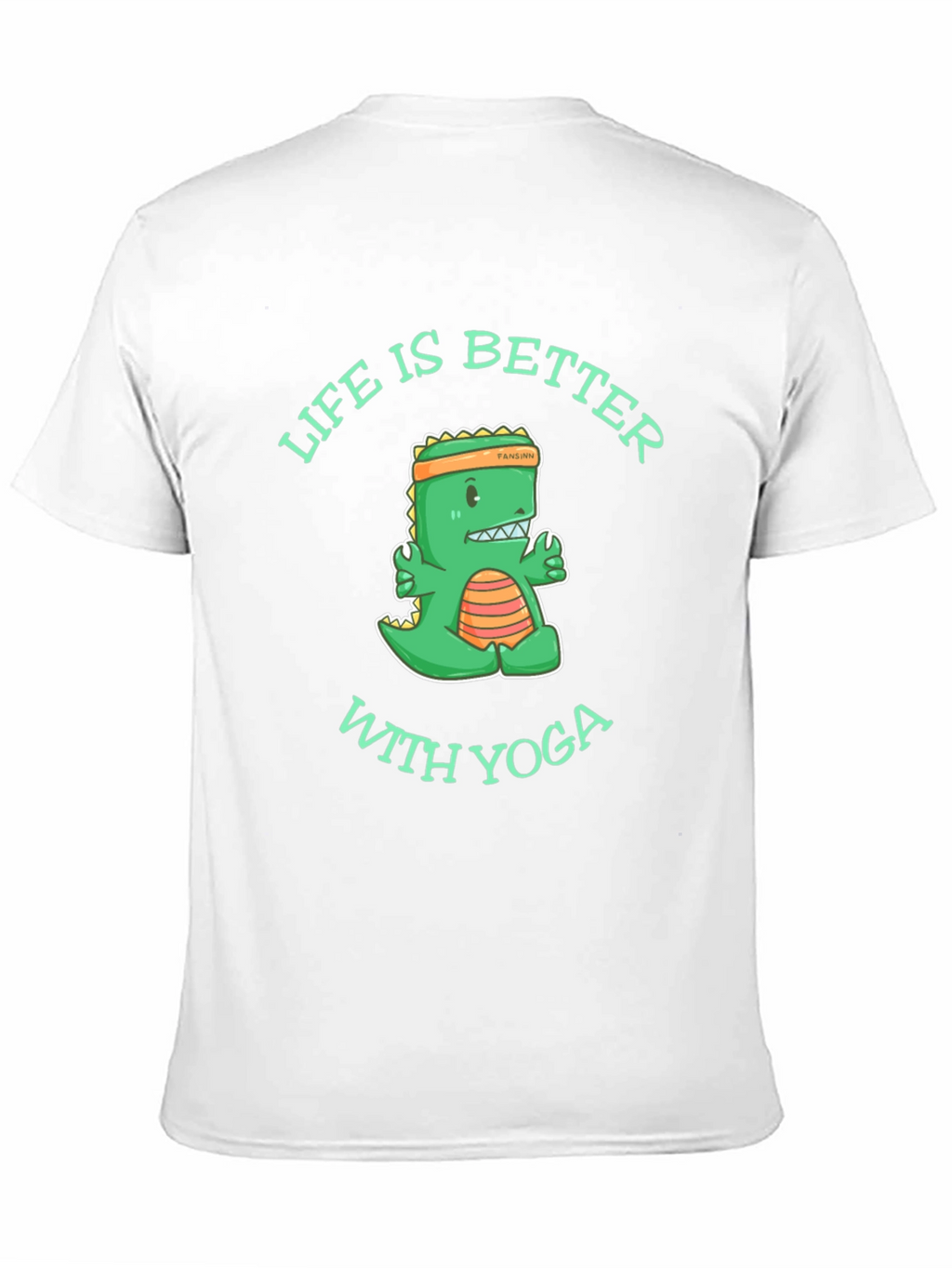 Yoga Dinosaur Graphic T-Shirt