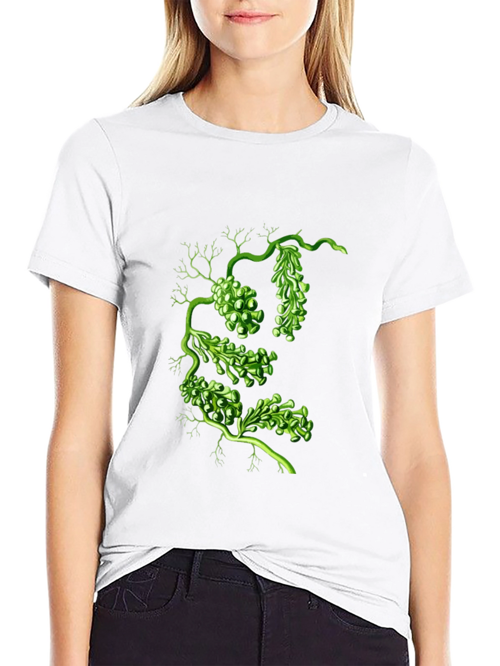 Botanical Green Algae Graphic Tee