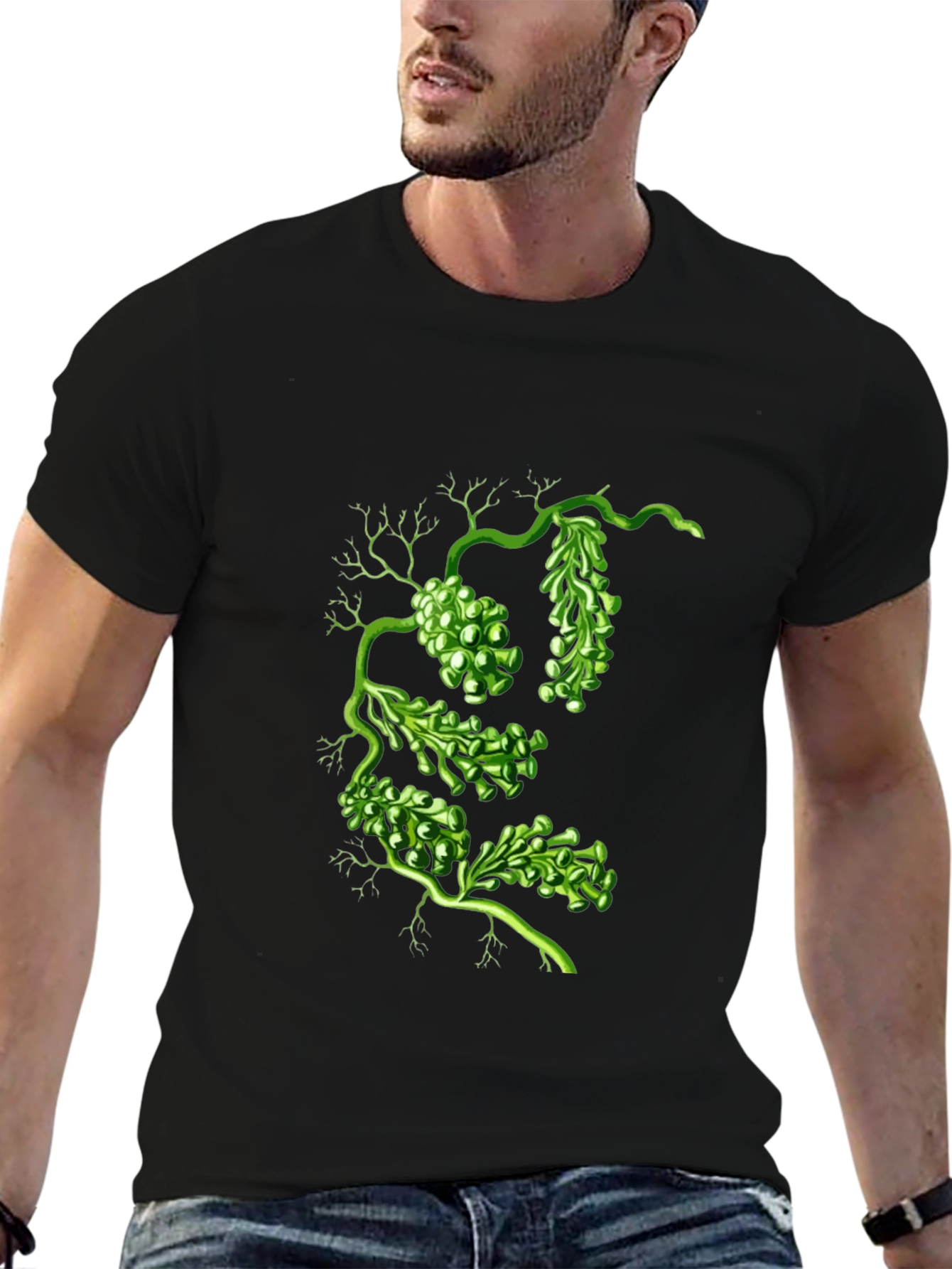 Botanical Green Algae Graphic Tee
