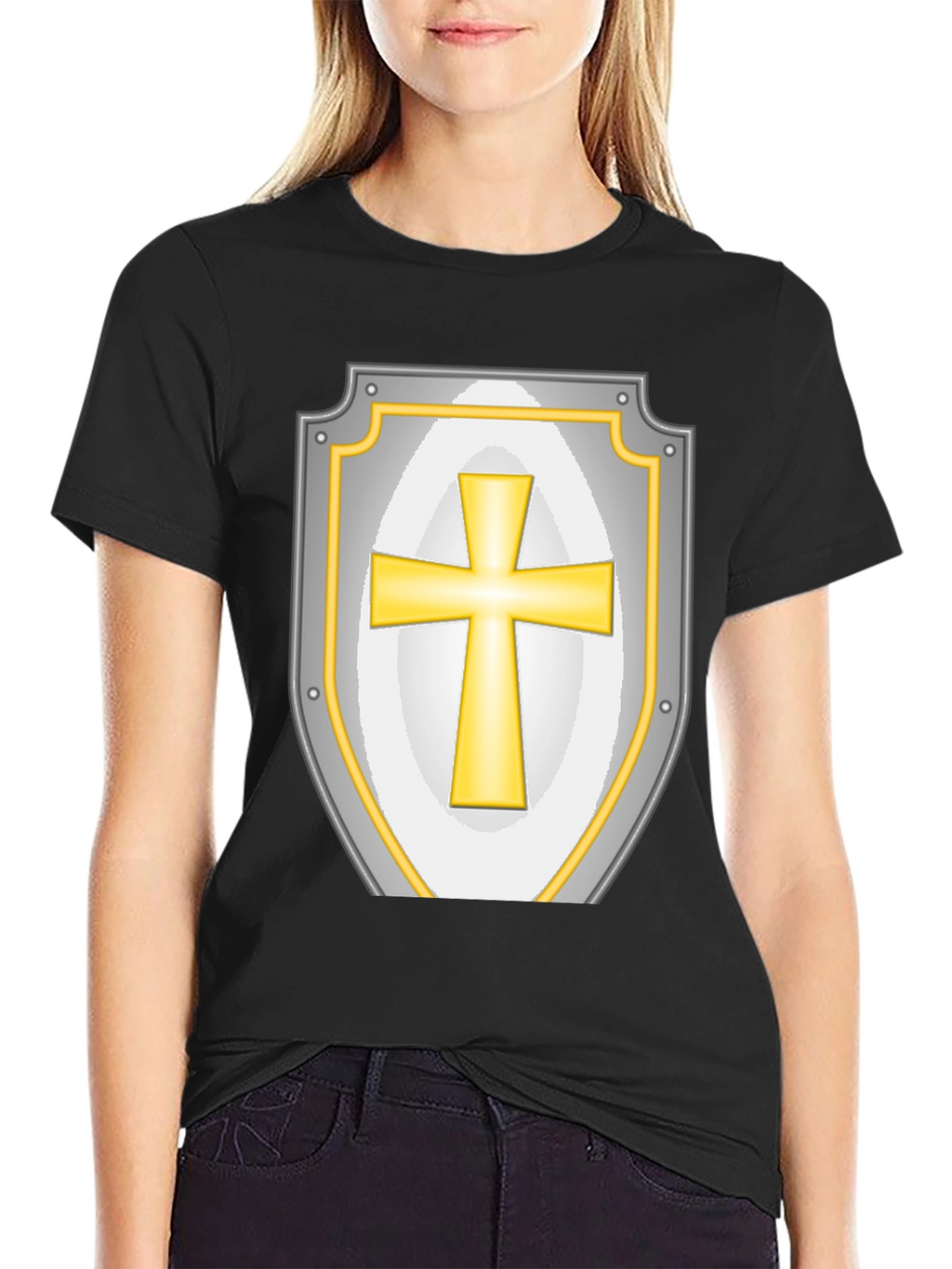 Christian Knight Shield Graphic Tee