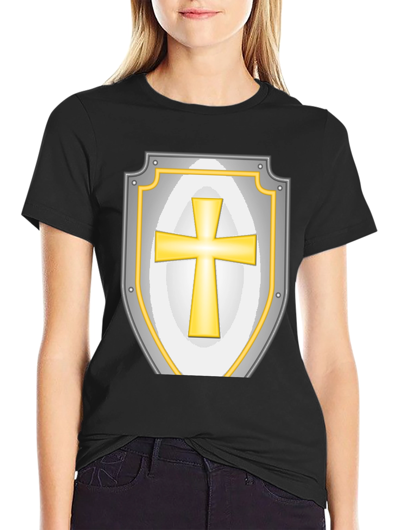 Christian Knight Shield Graphic Tee
