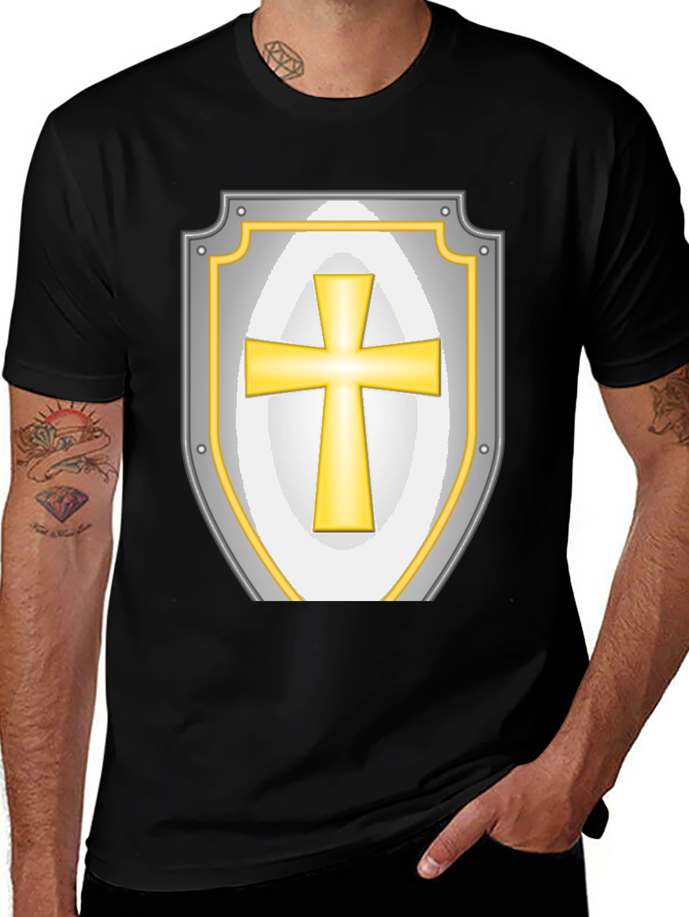 Christian Knight Shield Graphic Tee
