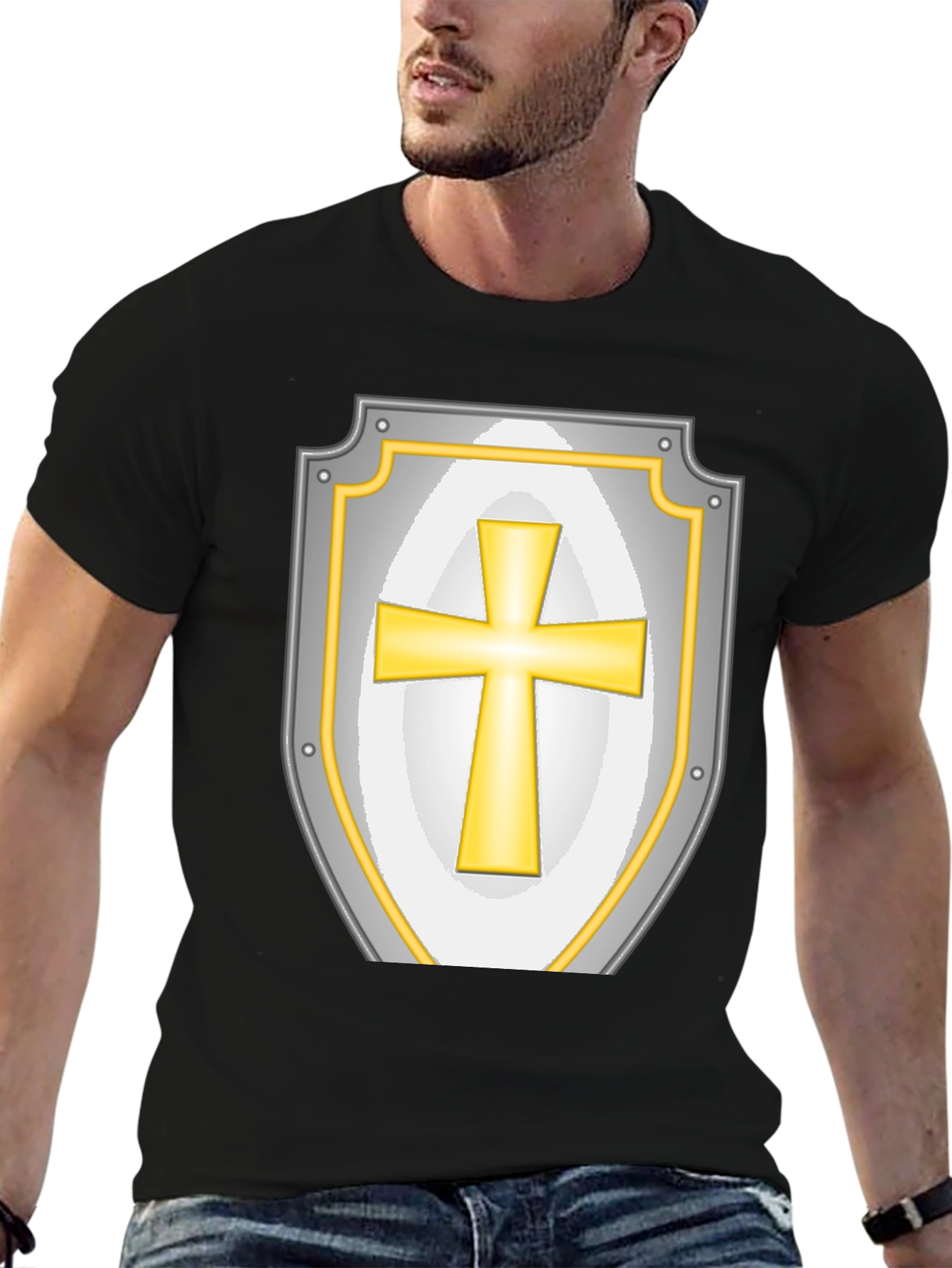 Christian Knight Shield Graphic Tee