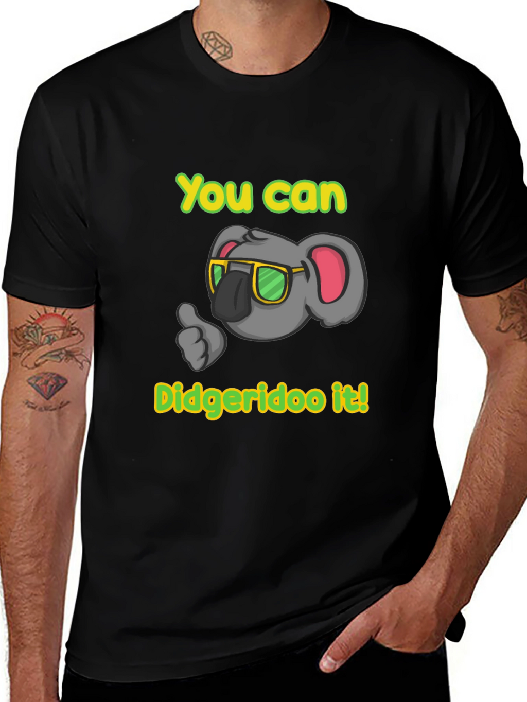 Funny Koala Didgeridoo T-Shirt