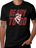 Ready to Go Skater Graphic Tee - Black