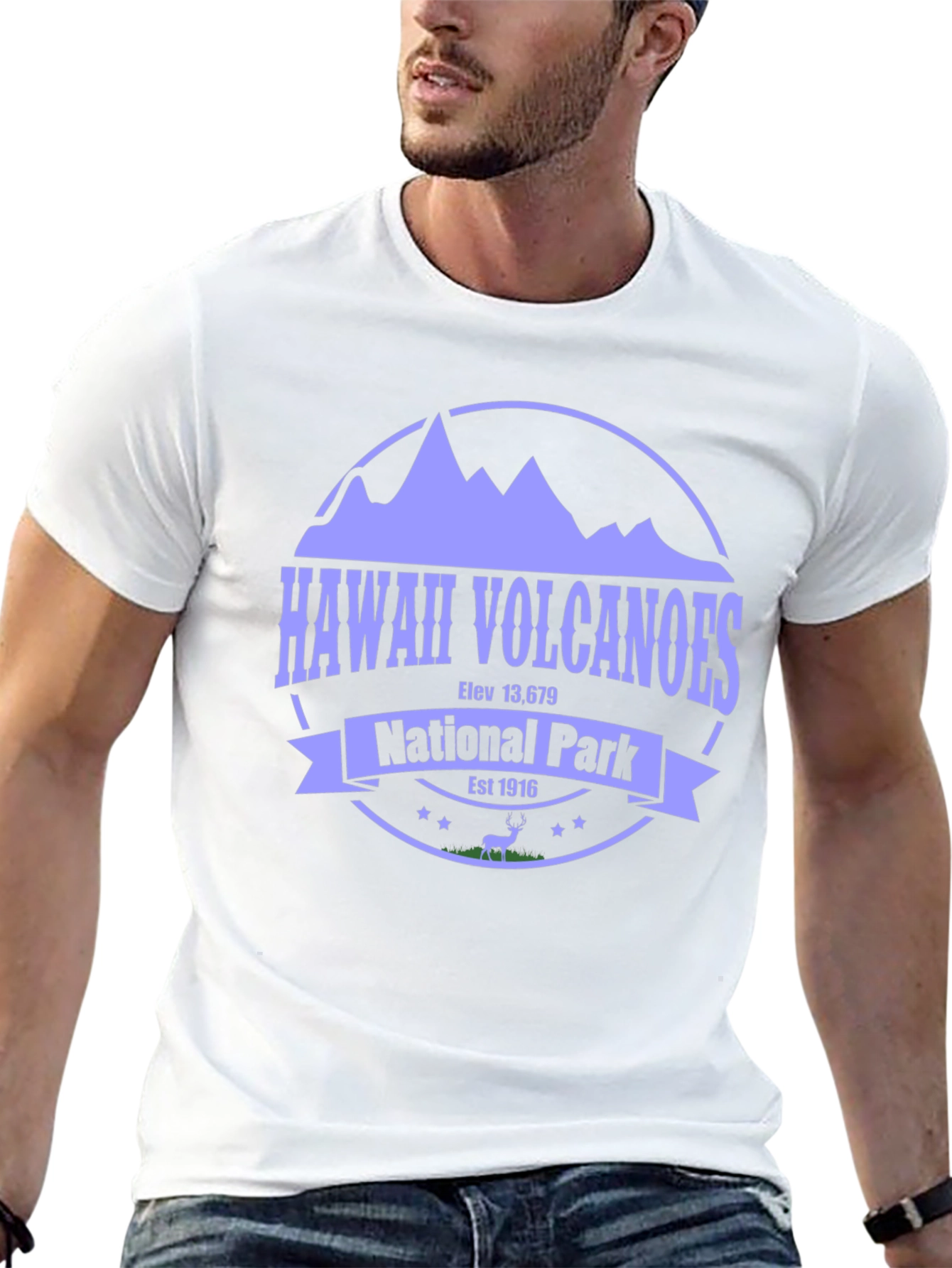 Hawaii Volcanoes National Park Black Tee