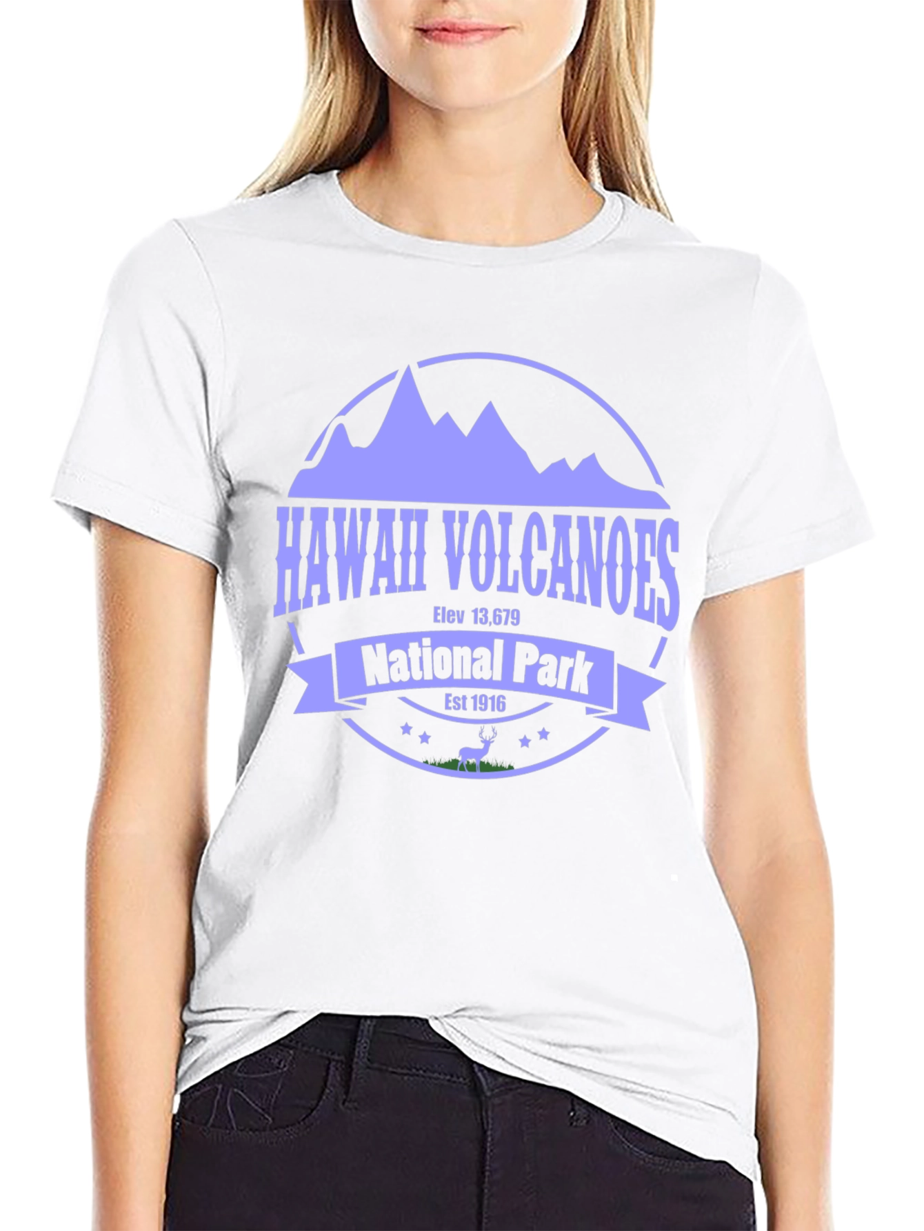Hawaii Volcanoes National Park Black Tee