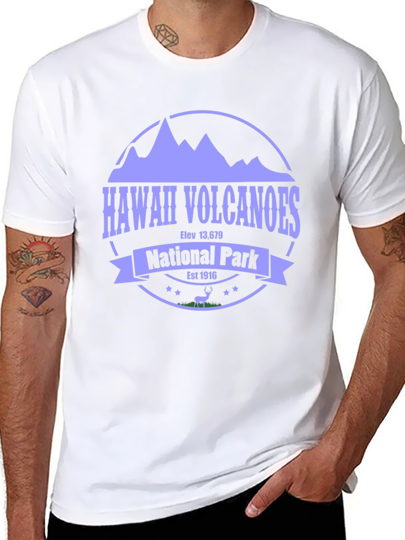 Hawaii Volcanoes National Park Black Tee