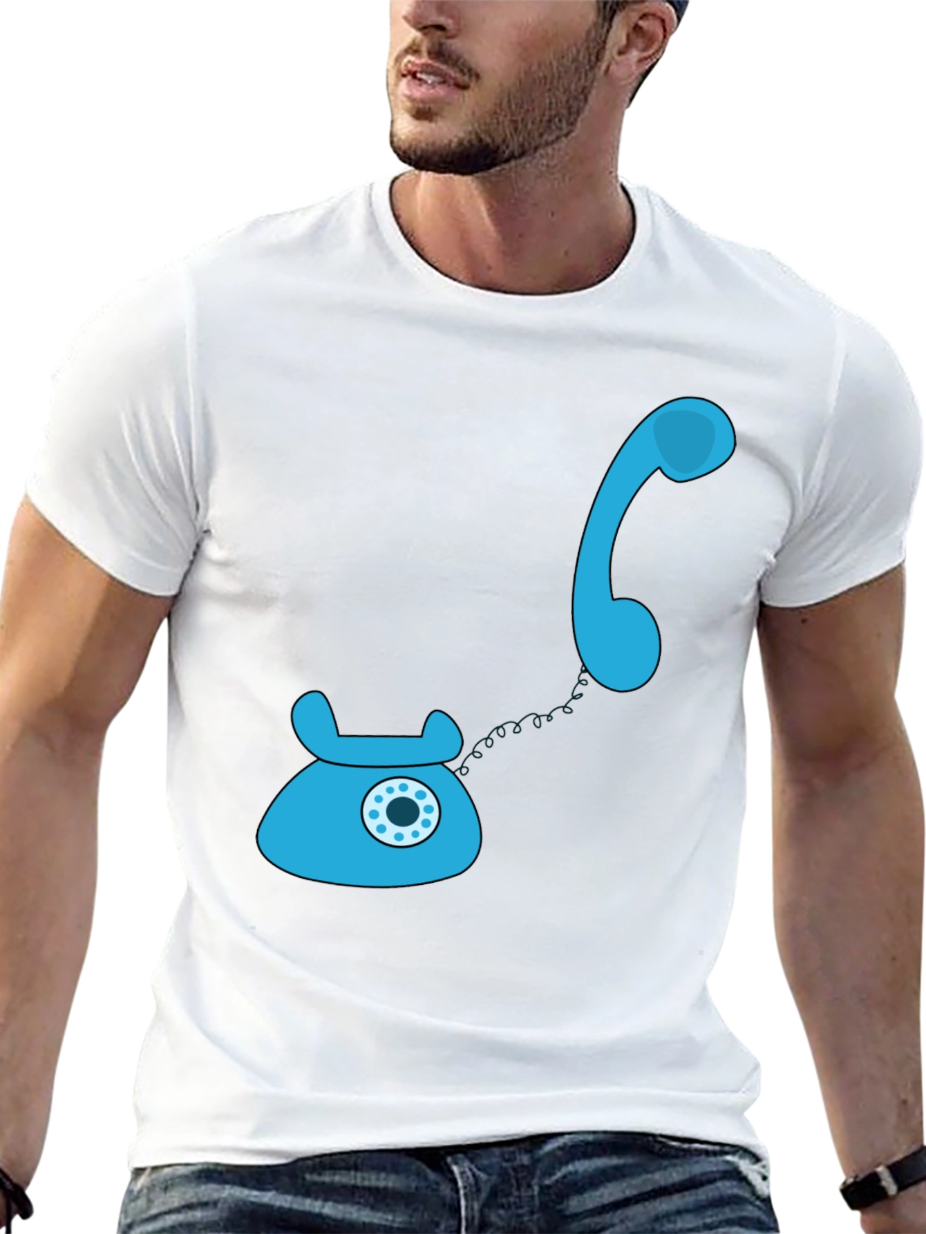 Retro Rotary Phone T-Shirt - Classic Style