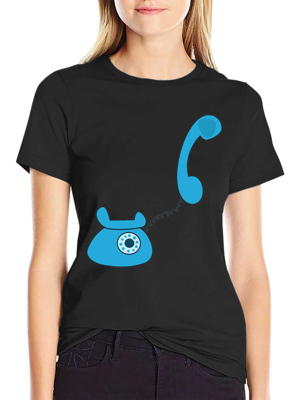 Retro Rotary Phone T-Shirt - Classic Style