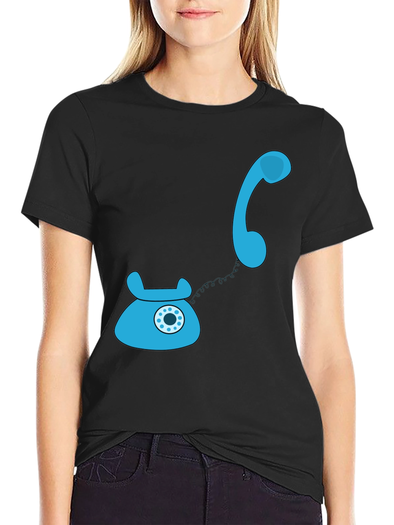 Retro Rotary Phone T-Shirt - Classic Style