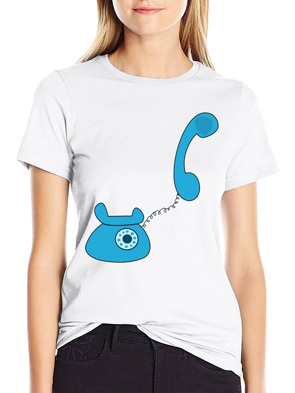 Retro Rotary Phone T-Shirt - Classic Style