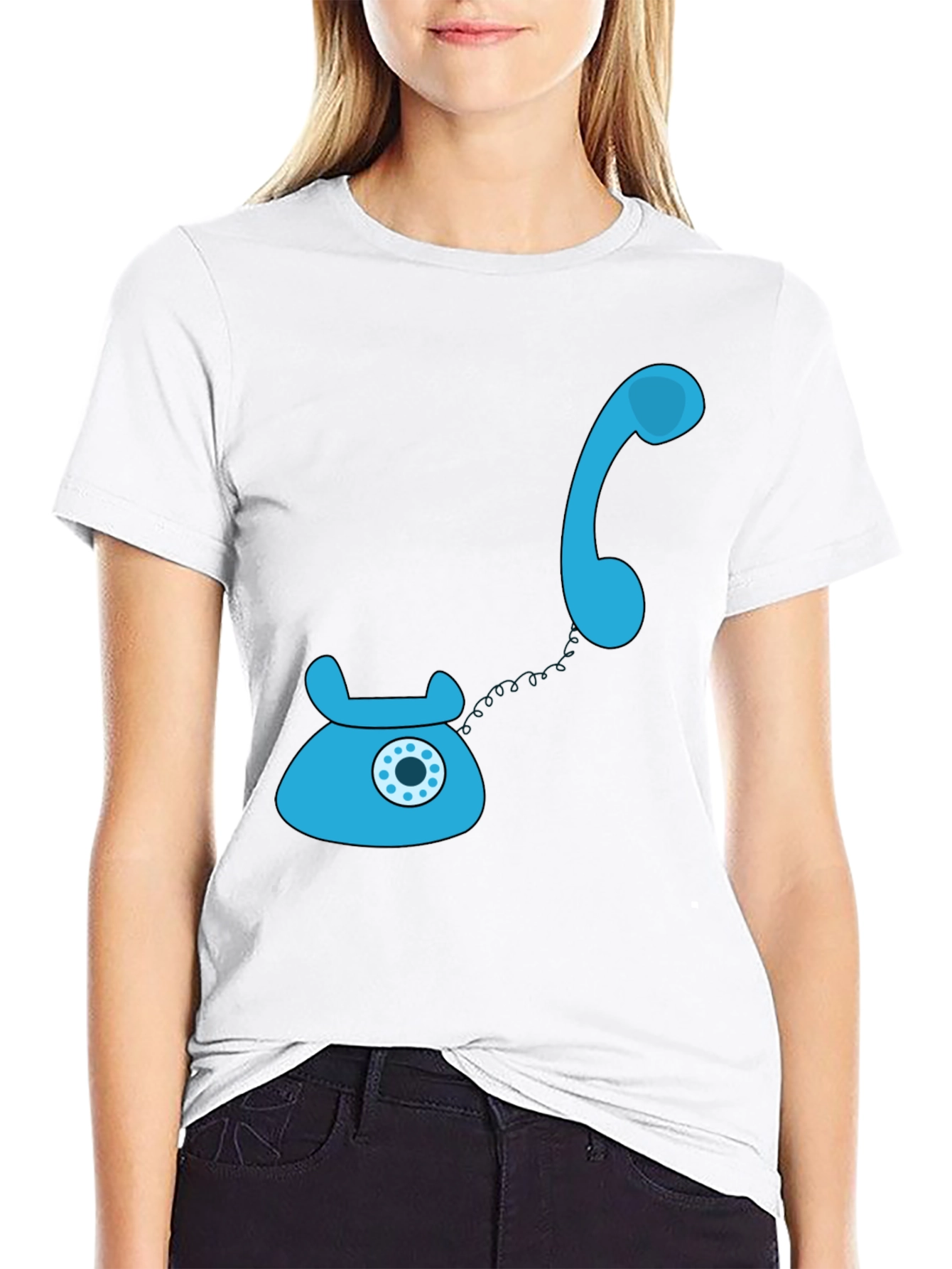 Retro Rotary Phone T-Shirt - Classic Style