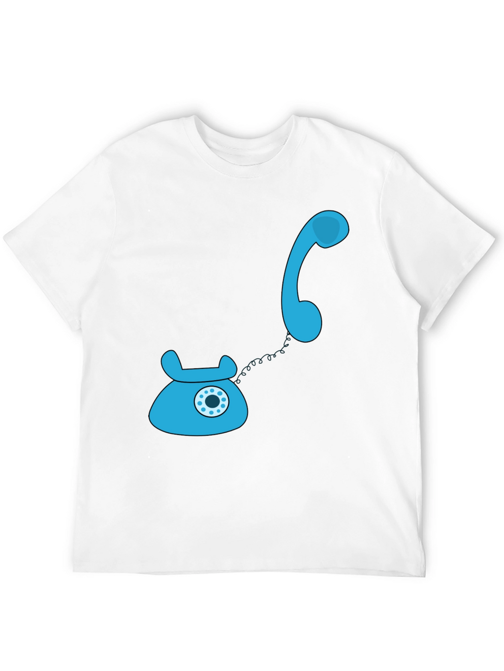 Retro Rotary Phone T-Shirt - Classic Style