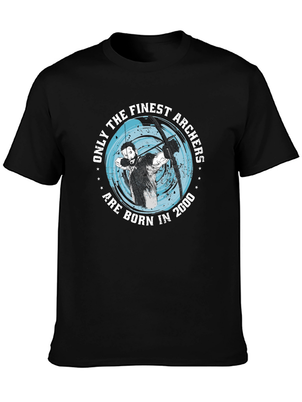Finest Archers Born in 2000 Black T-Shirt