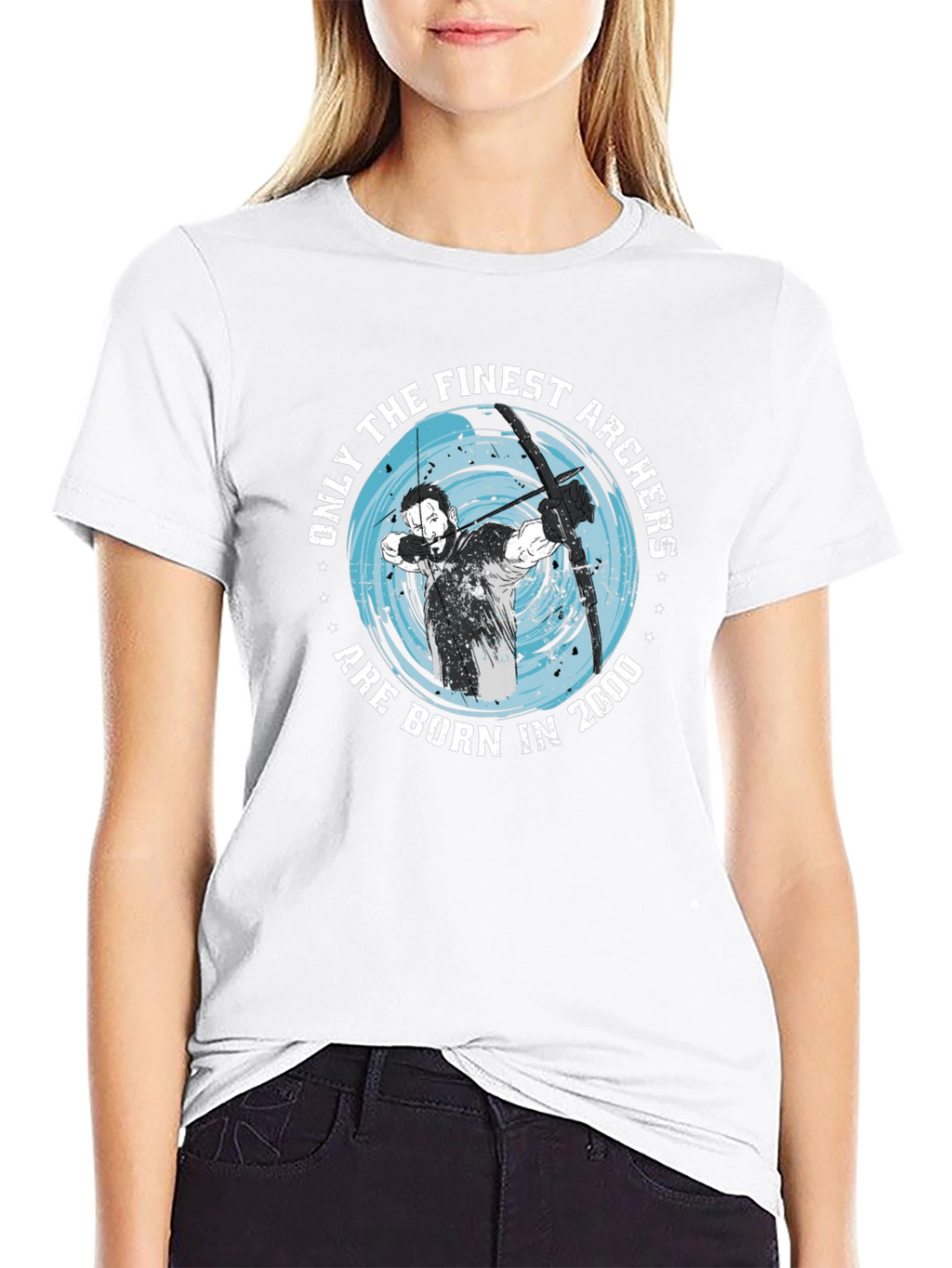 Finest Archers Born in 2000 Black T-Shirt