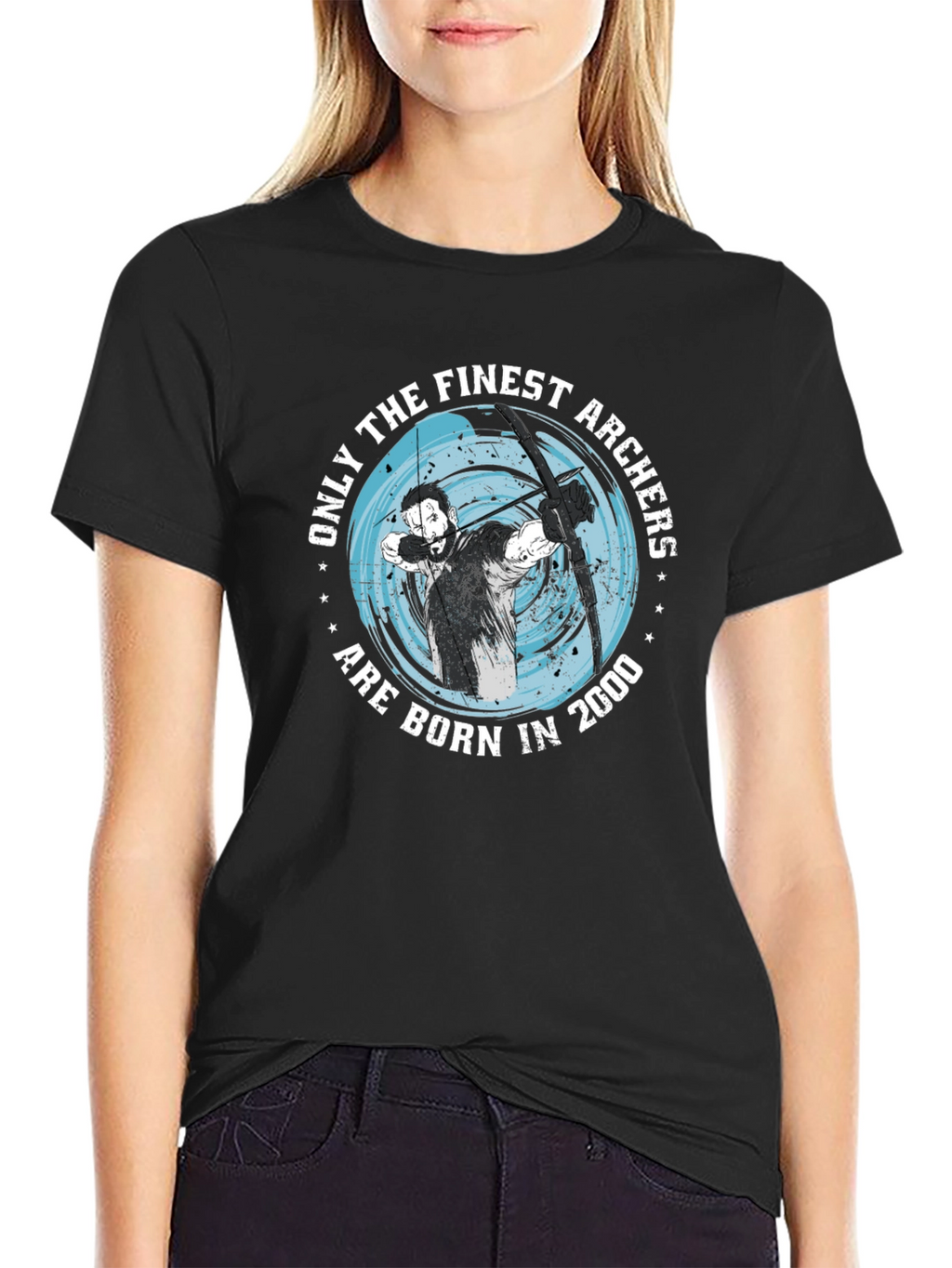 Finest Archers Born in 2000 Black T-Shirt