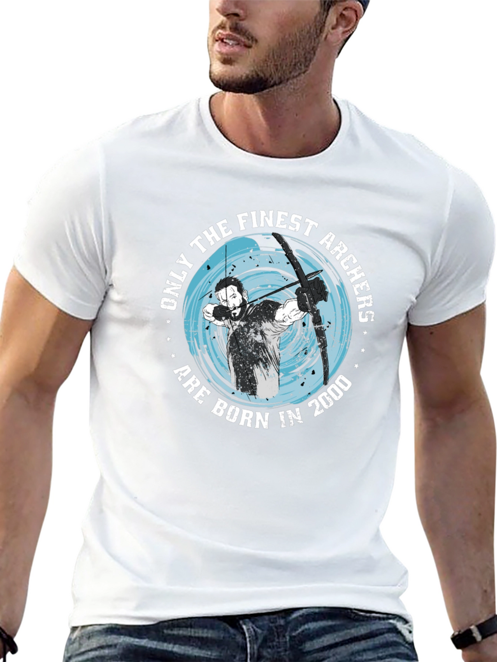 Finest Archers Born in 2000 Black T-Shirt