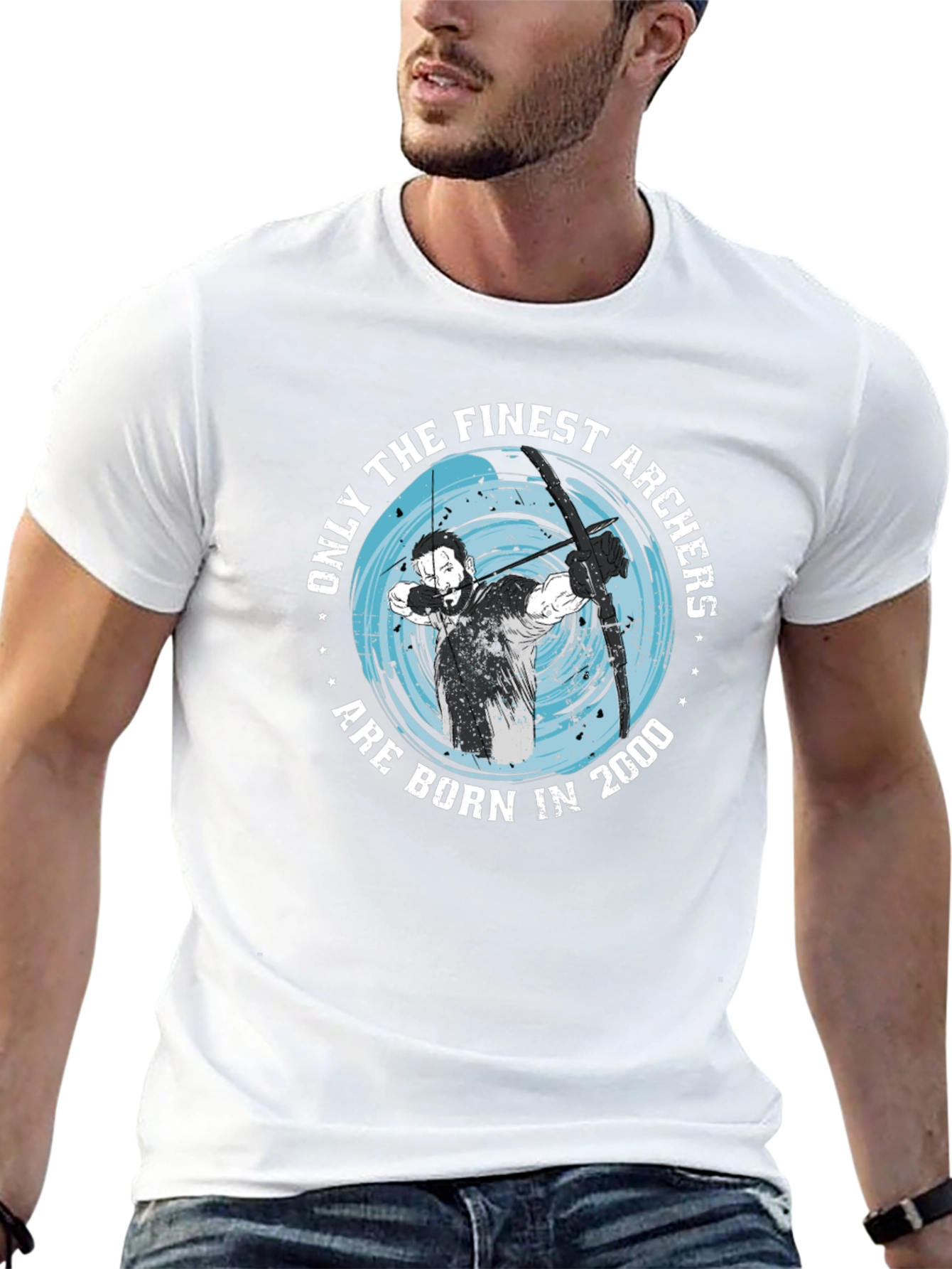 Finest Archers Born in 2000 Black T-Shirt