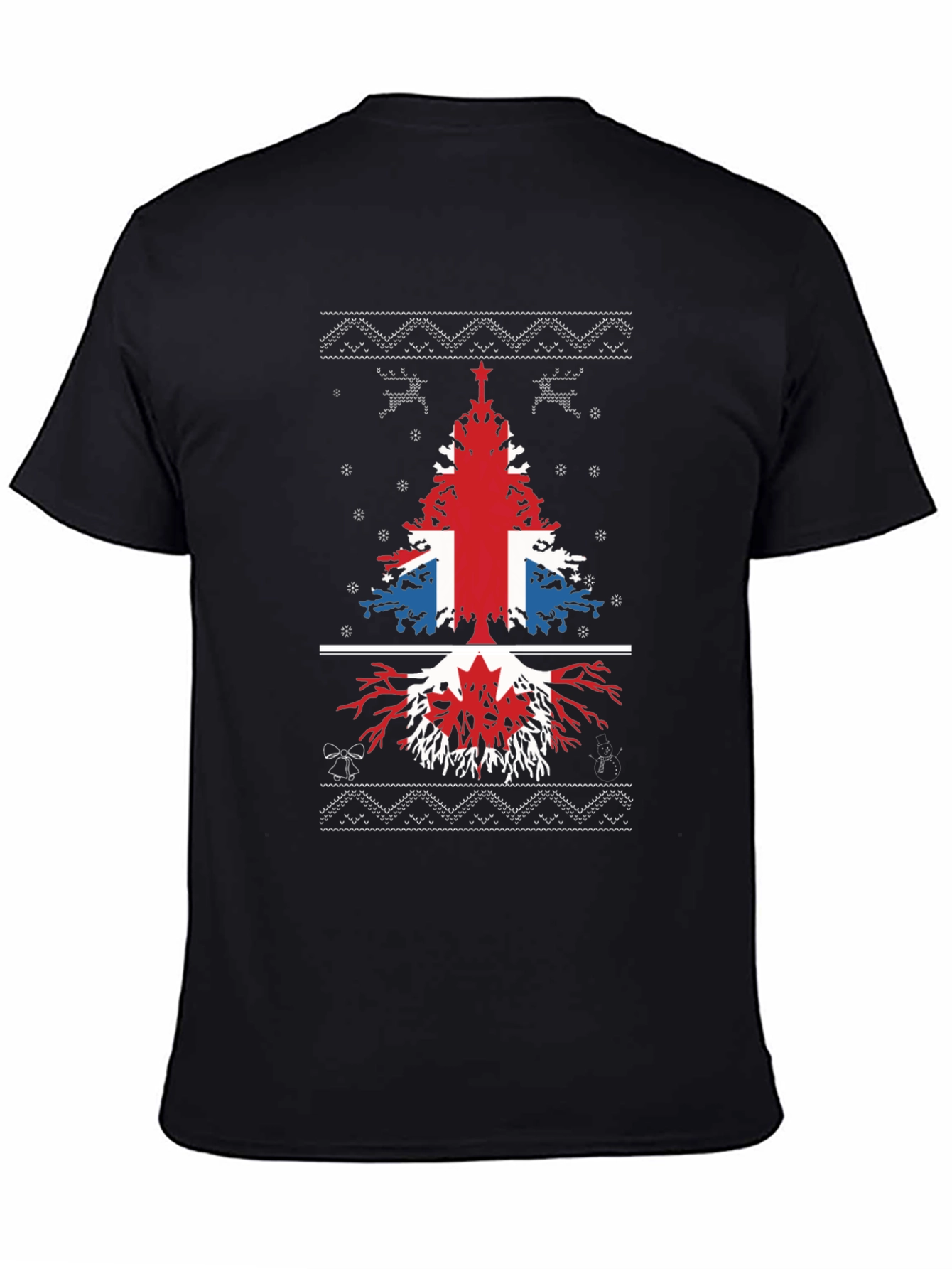 British & Canadian Christmas Tree T-Shirt