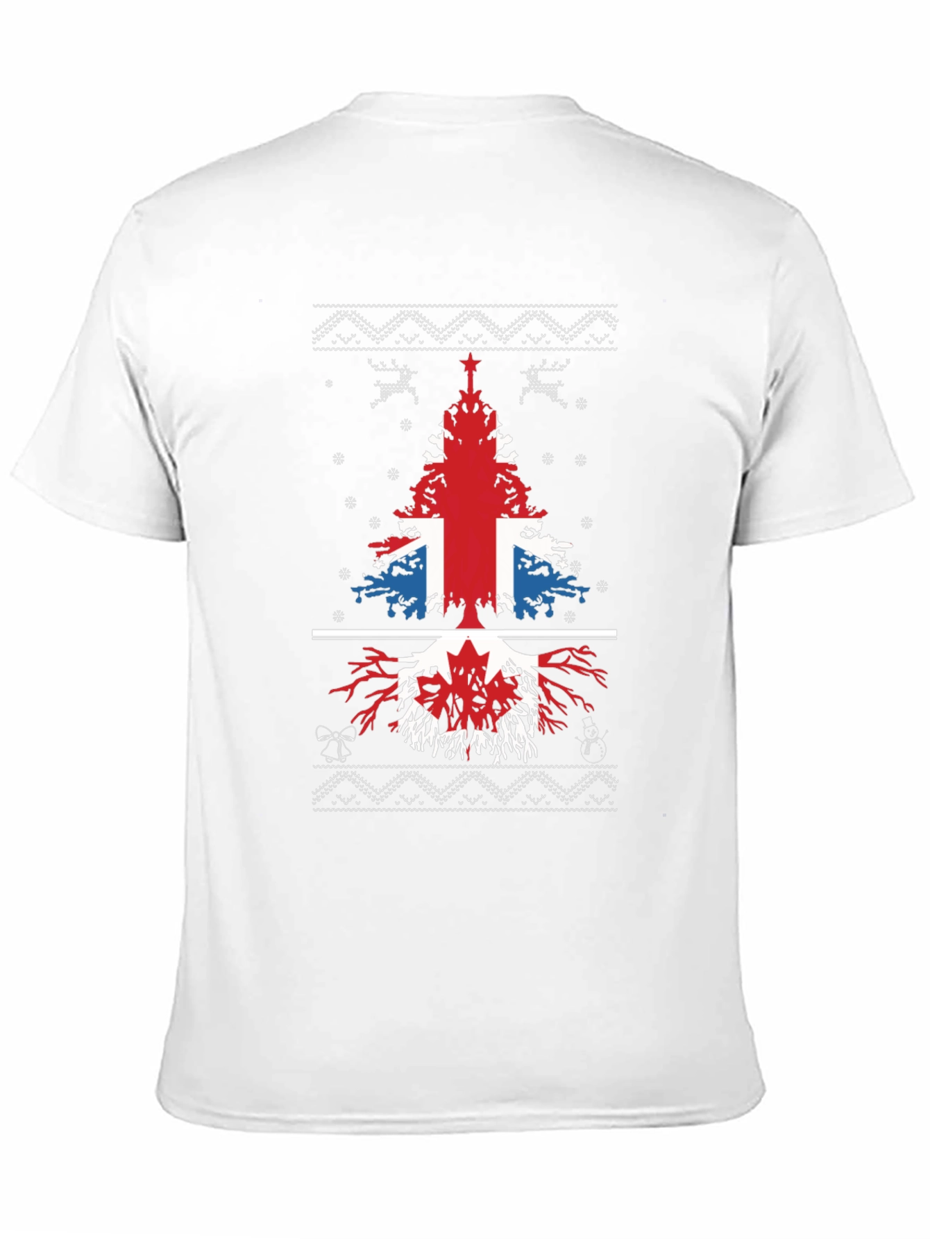 British & Canadian Christmas Tree T-Shirt